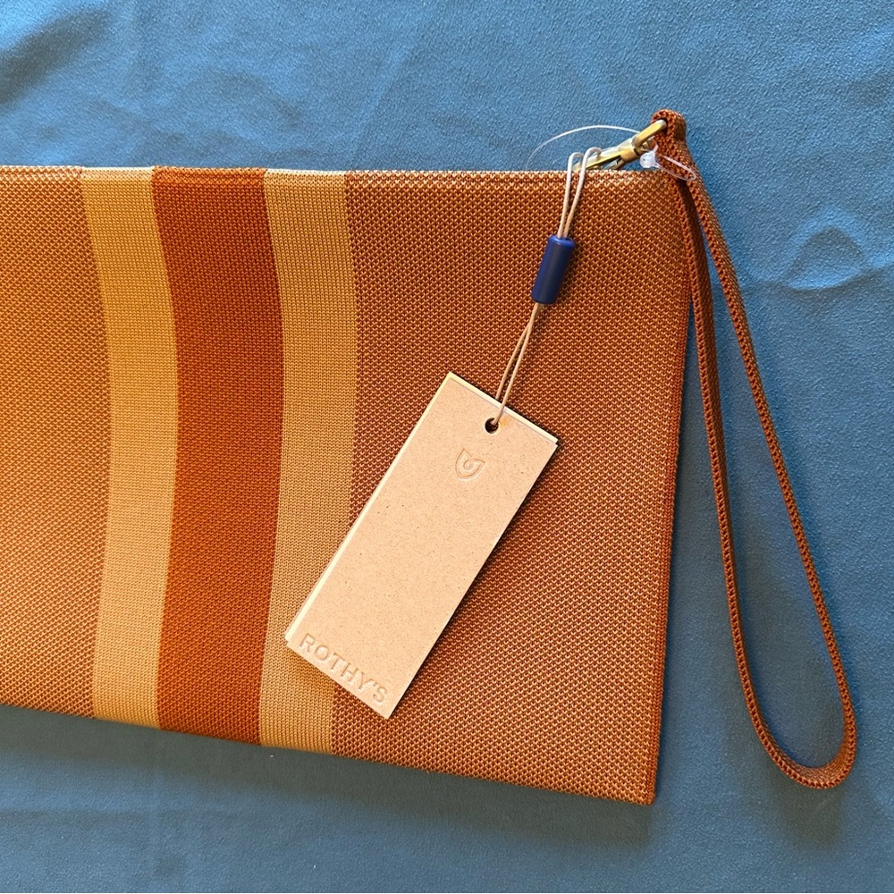 Rothy’s The Wristlet Amber Stripe - Picture 2 of 7